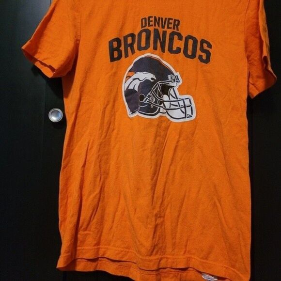 Denver broncos Shirt xlrg boys top orange blue tshirt or unisex girl wom… - Picture 2 of 12